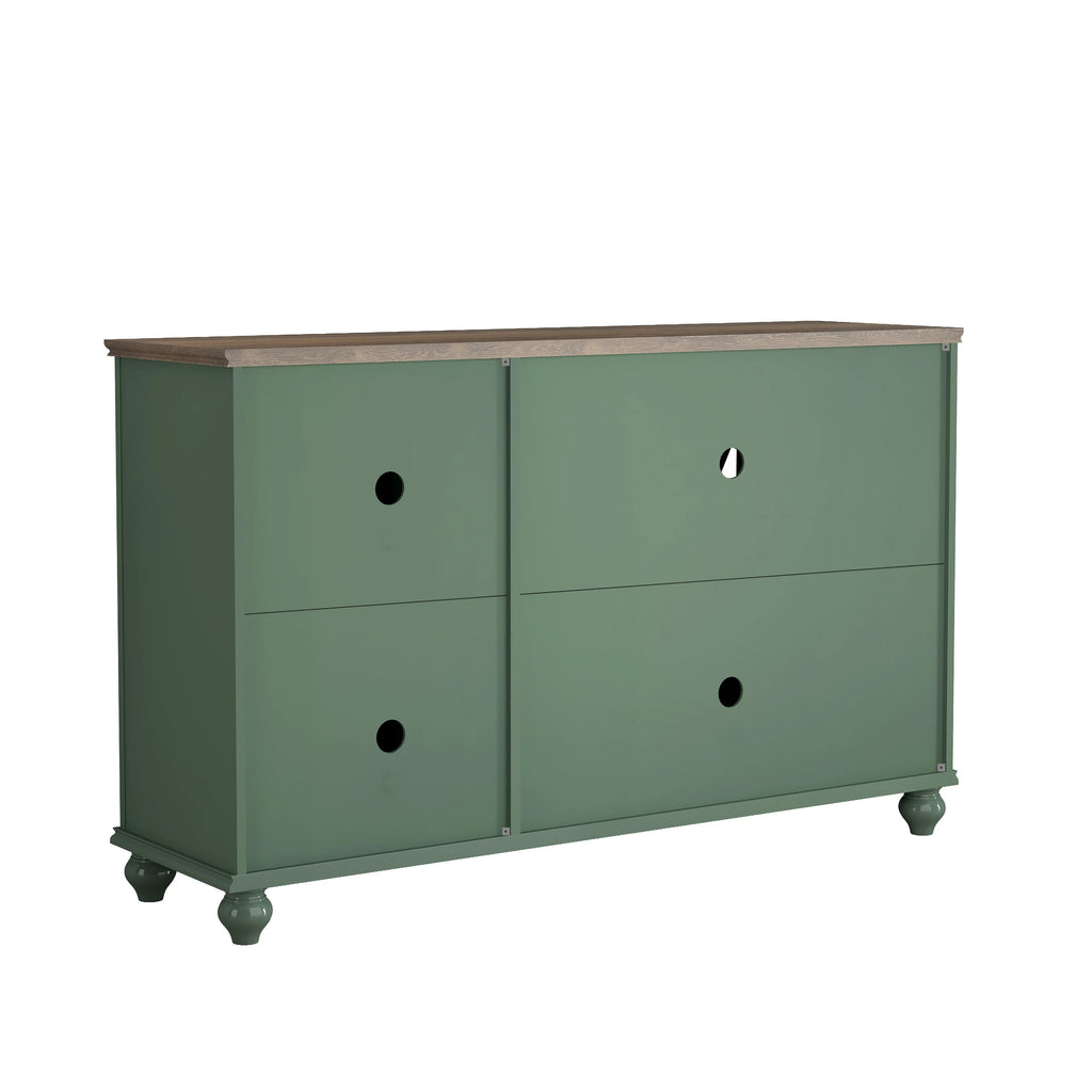 FCB22431 55" Buffet Sideboard Cabinet-Green