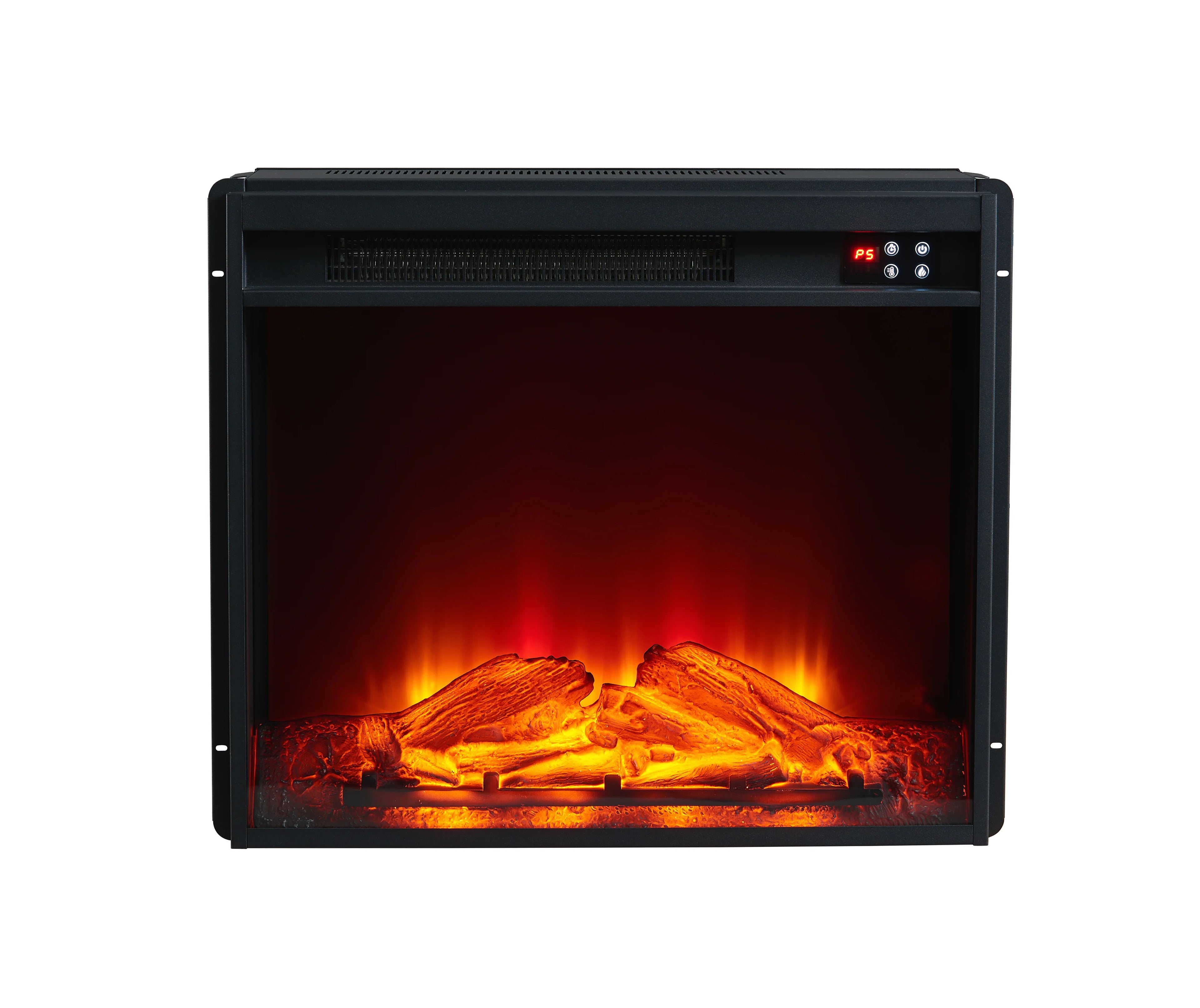 FFP23197 48" Electric Fireplace Mantel with Faux Brick-Brown