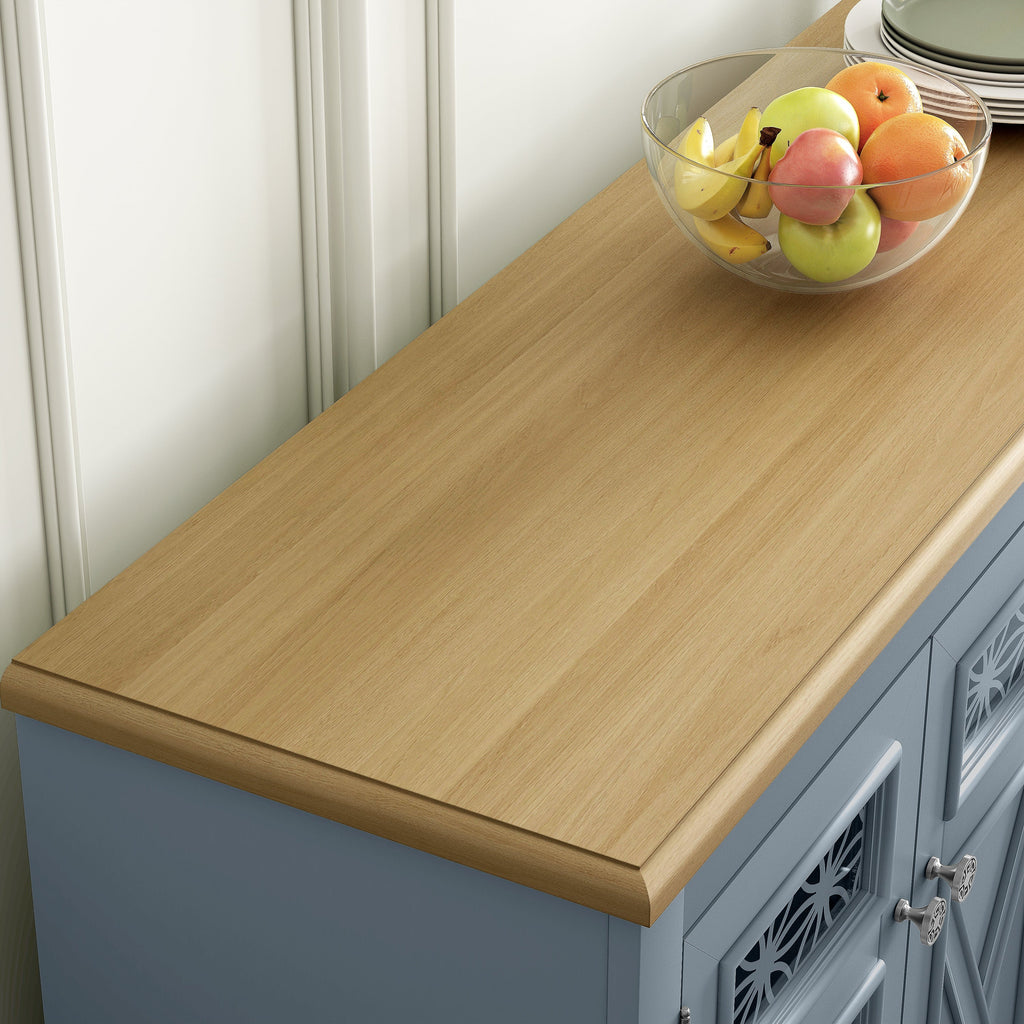 FCB24142 57.4" Buffet Sideboard Cabinet-Blue