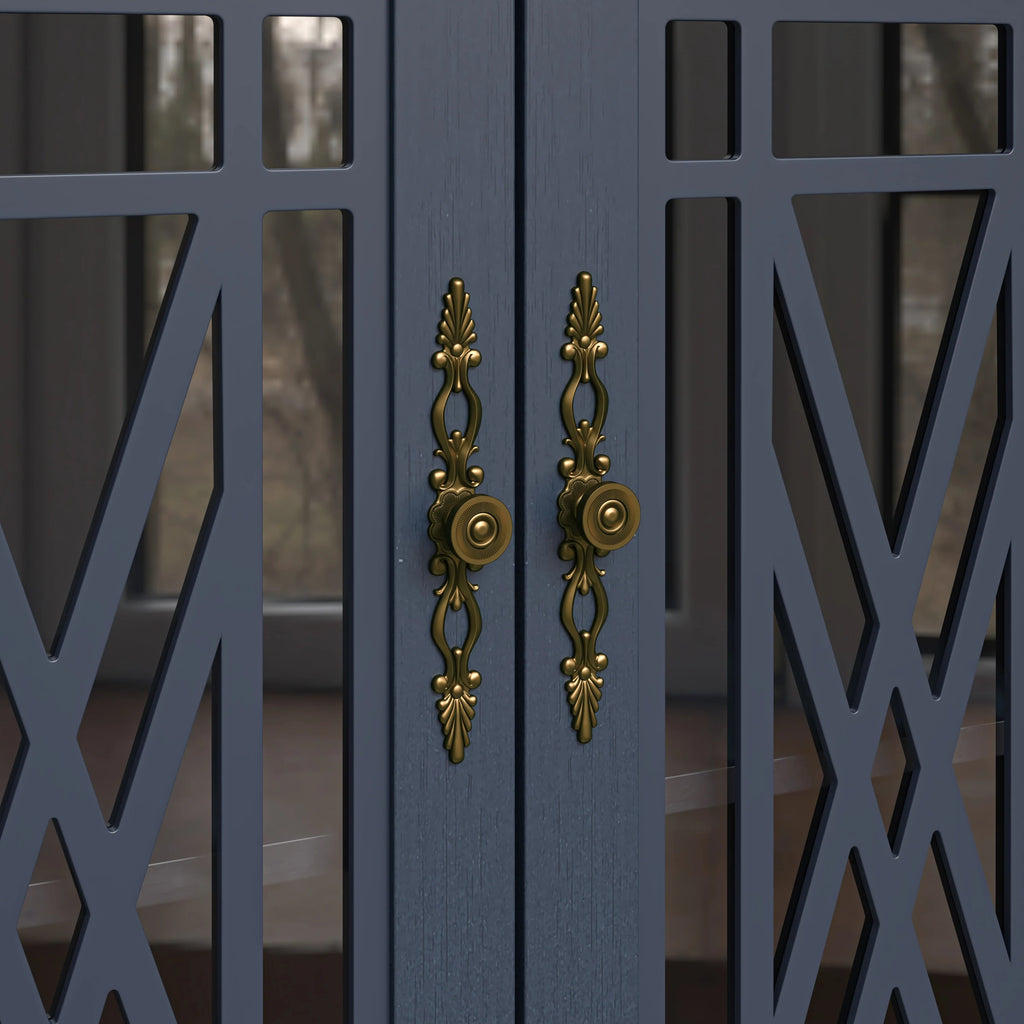 FCB22449 63" Buffet Sideboard Cabinet-Blue