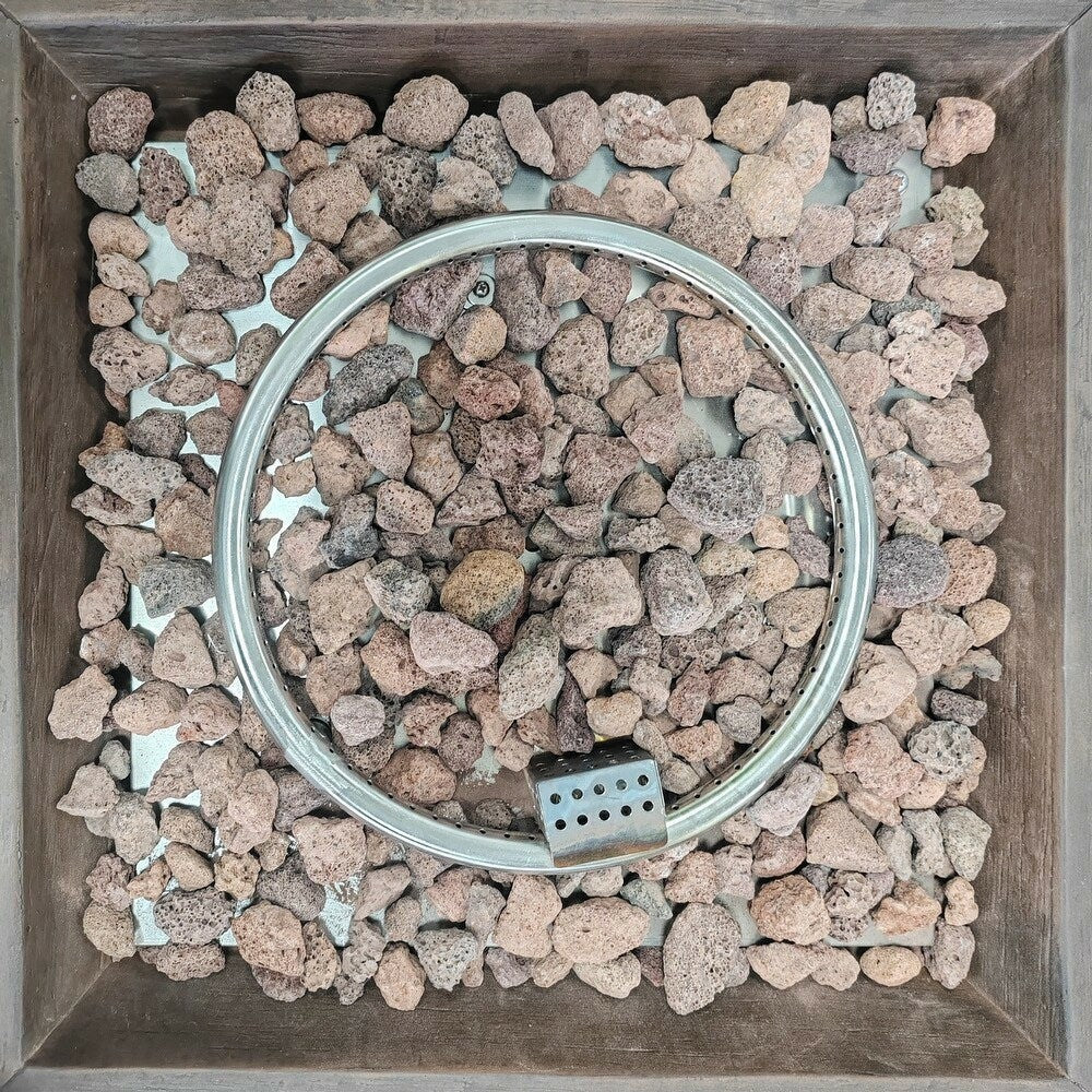 LFT24002 32" Smokeless Propane Gas Fireplace for Outdoor Heating-Brown