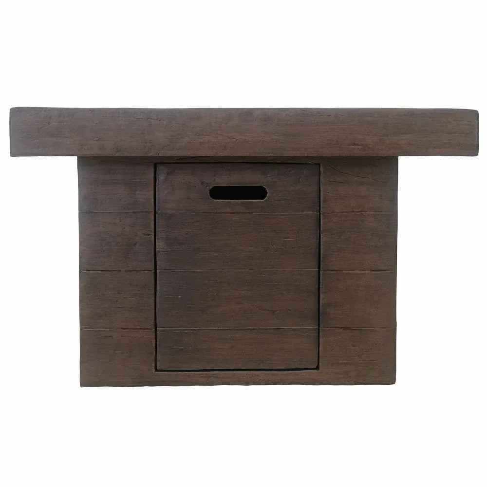 LFT24002 32" Smokeless Propane Gas Fireplace for Outdoor Heating-Brown