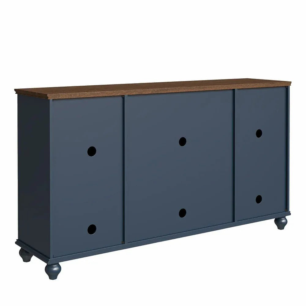 FCB22443 63" Buffet Sideboard Cabinet-Blue