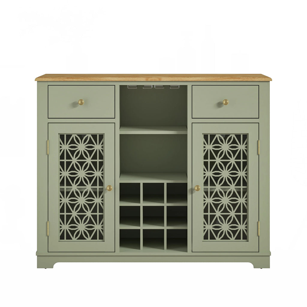 FWC23319 47" Wine Cabinet-Green