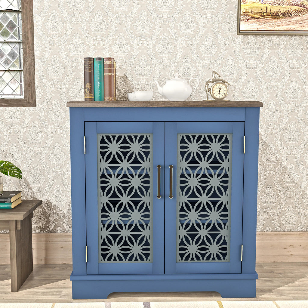 FCB22131 31" Buffet Sideboard Cabinet-Blue