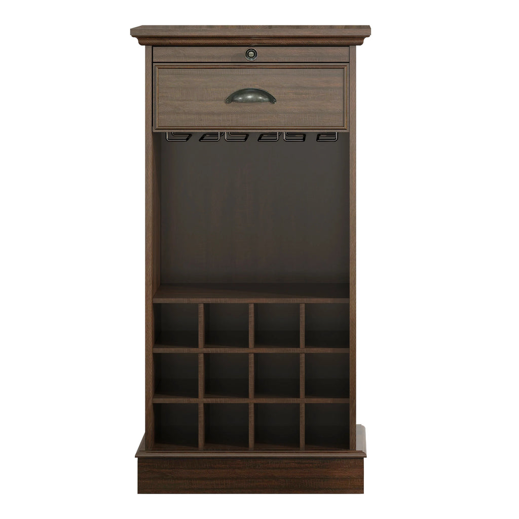 FWC23422 22" Wine Cabinet-Walnut