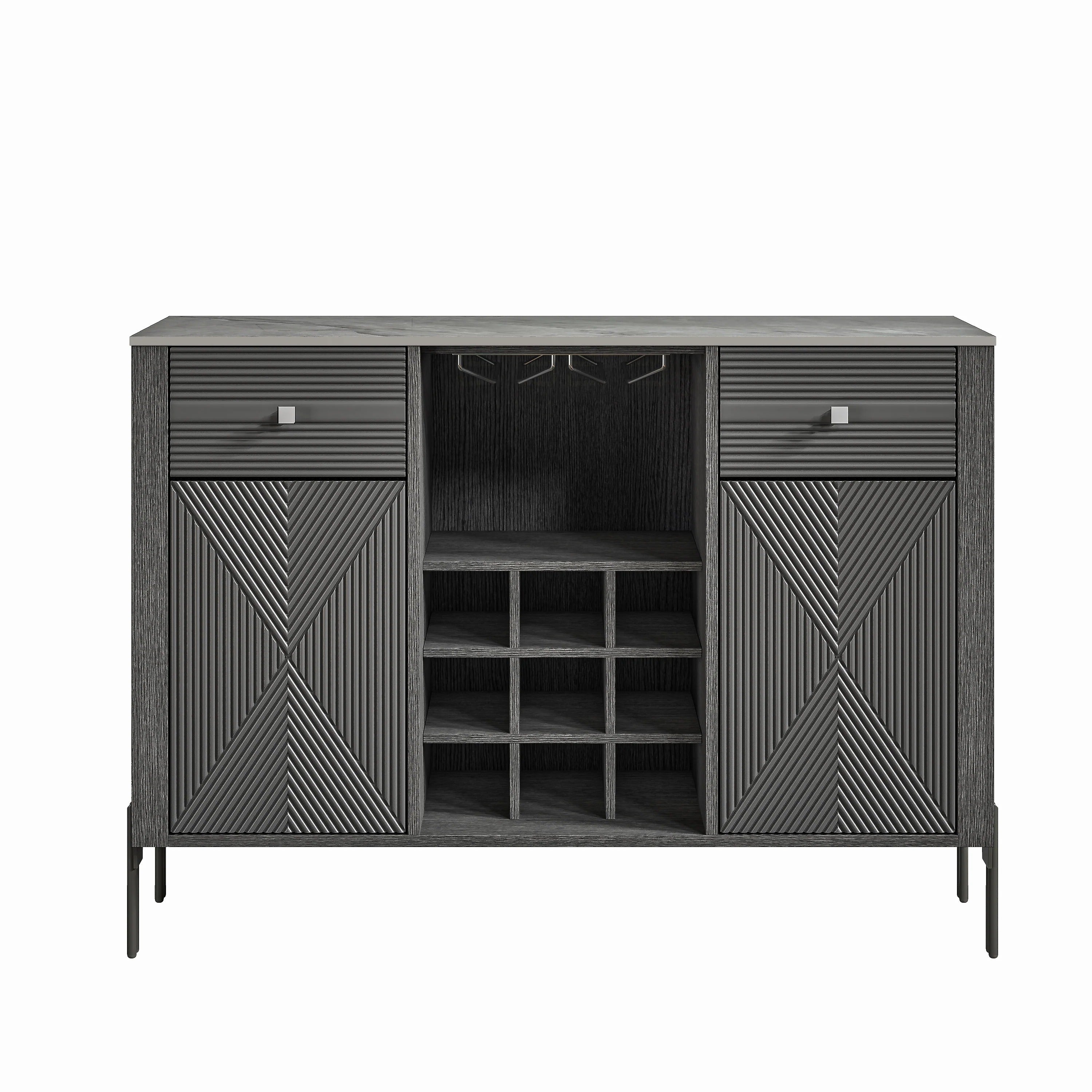 FWC23803 42" Wine Cabinet-Grey
