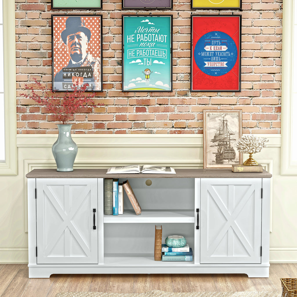 FTS22340 70" TV Stand-White