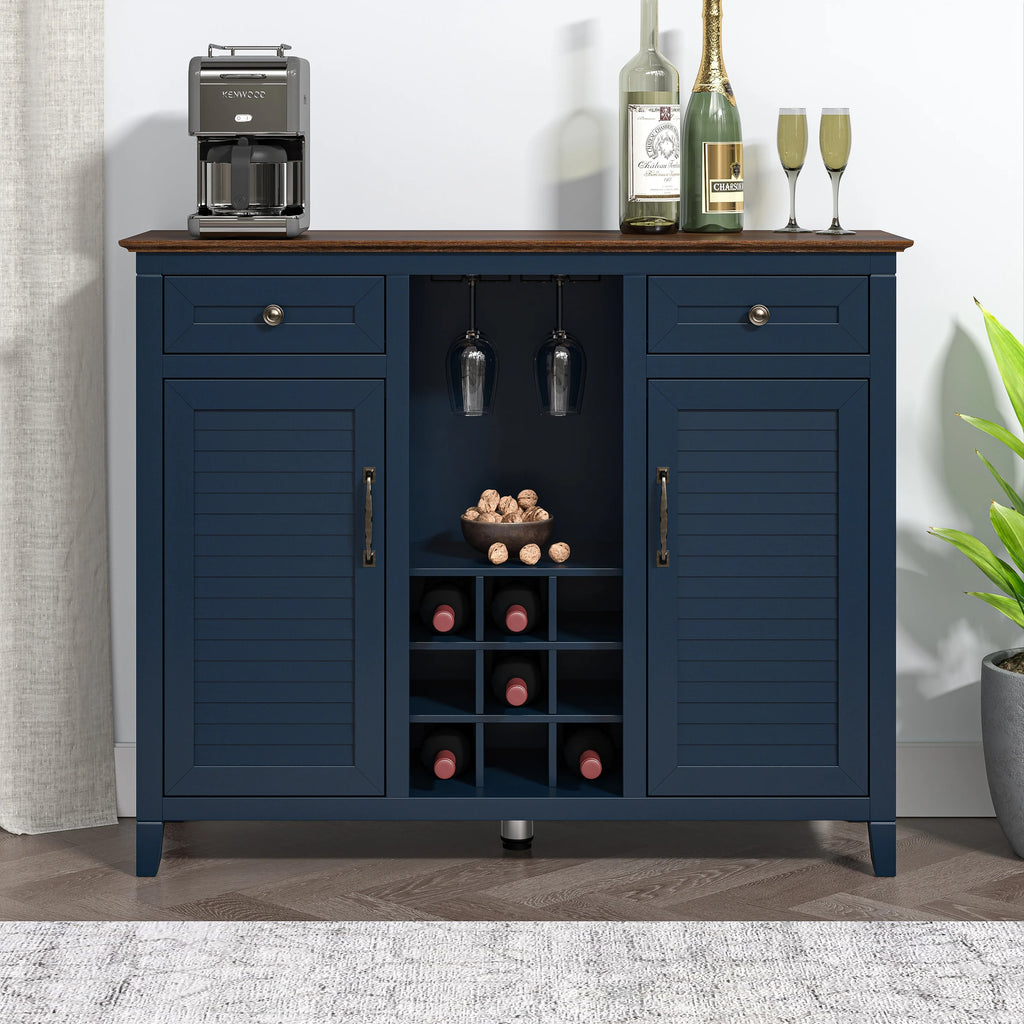 FWC23351 47.5" Wine Cabinet-Navy