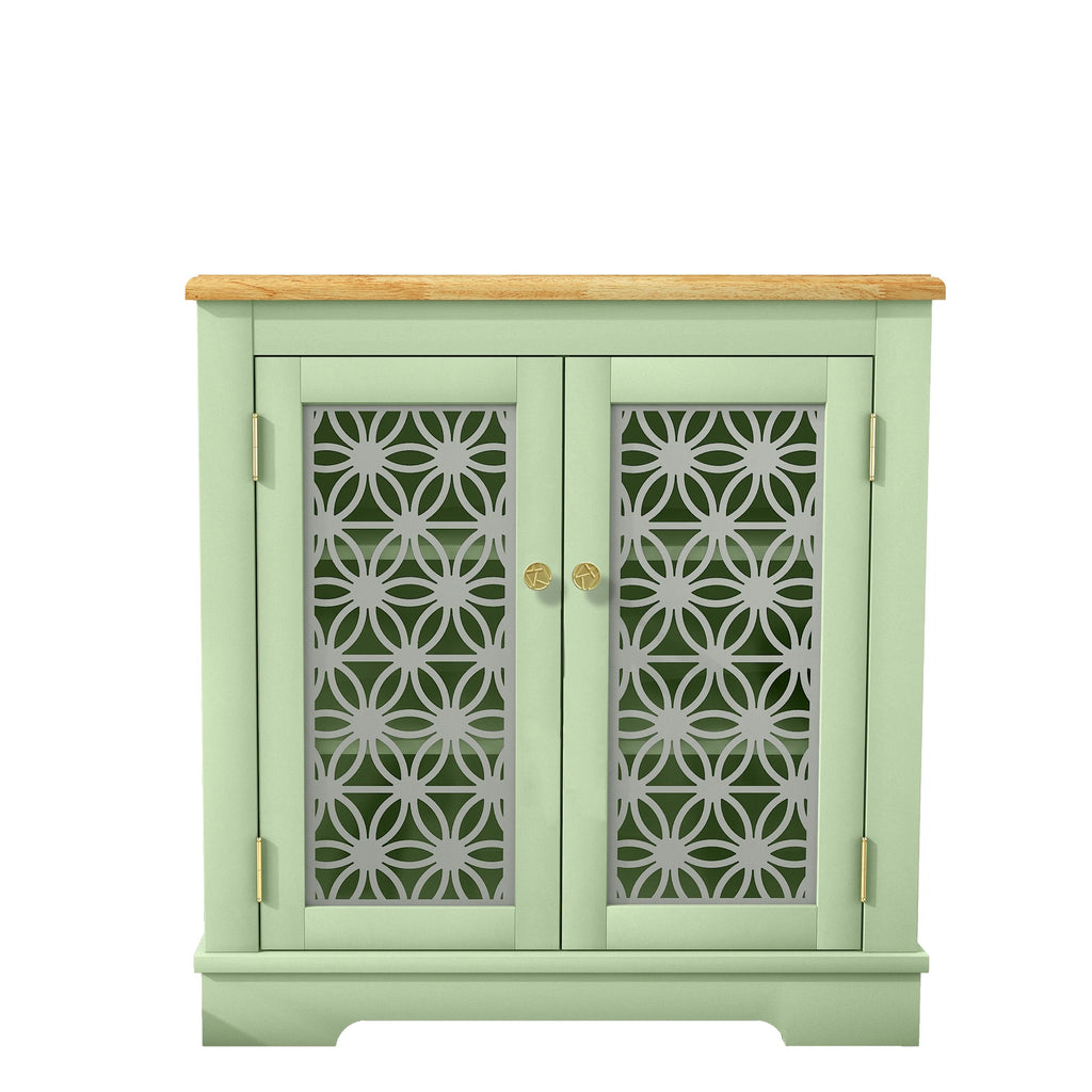 FCB22130 31" Buffet Sideboard Cabinet-Green