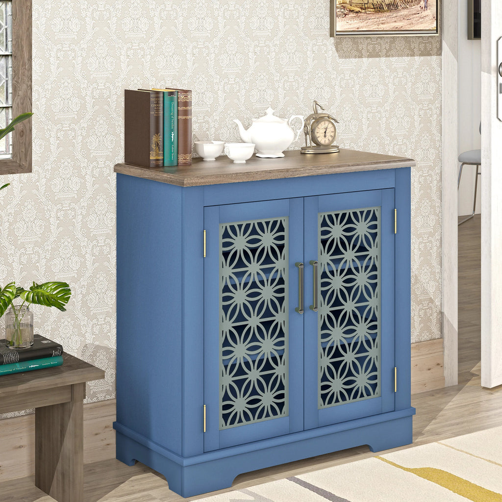 FCB22131 31" Buffet Sideboard Cabinet-Blue