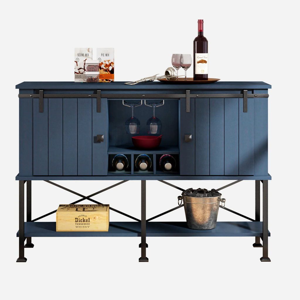 FWC20154 52" Wine Cabinet-Blue