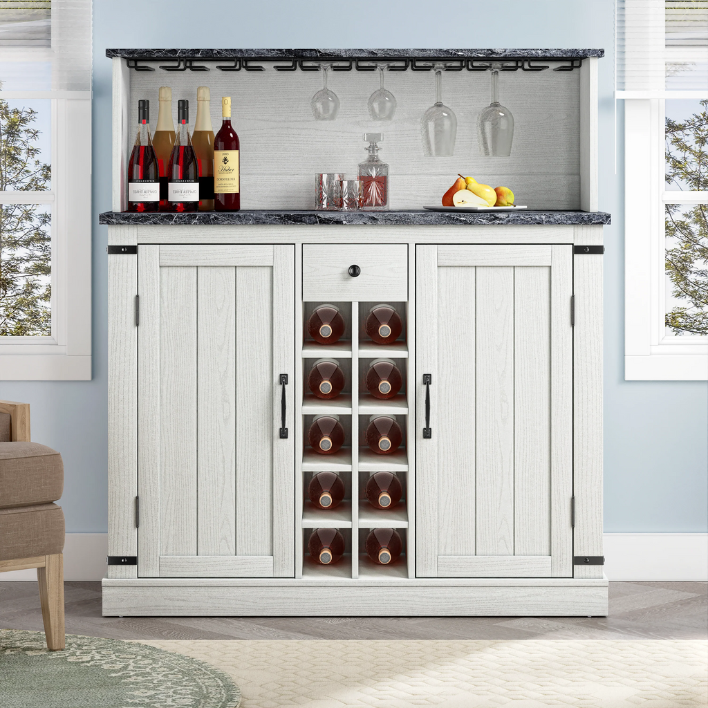 FWC21178 47" Wine Cabinet-White