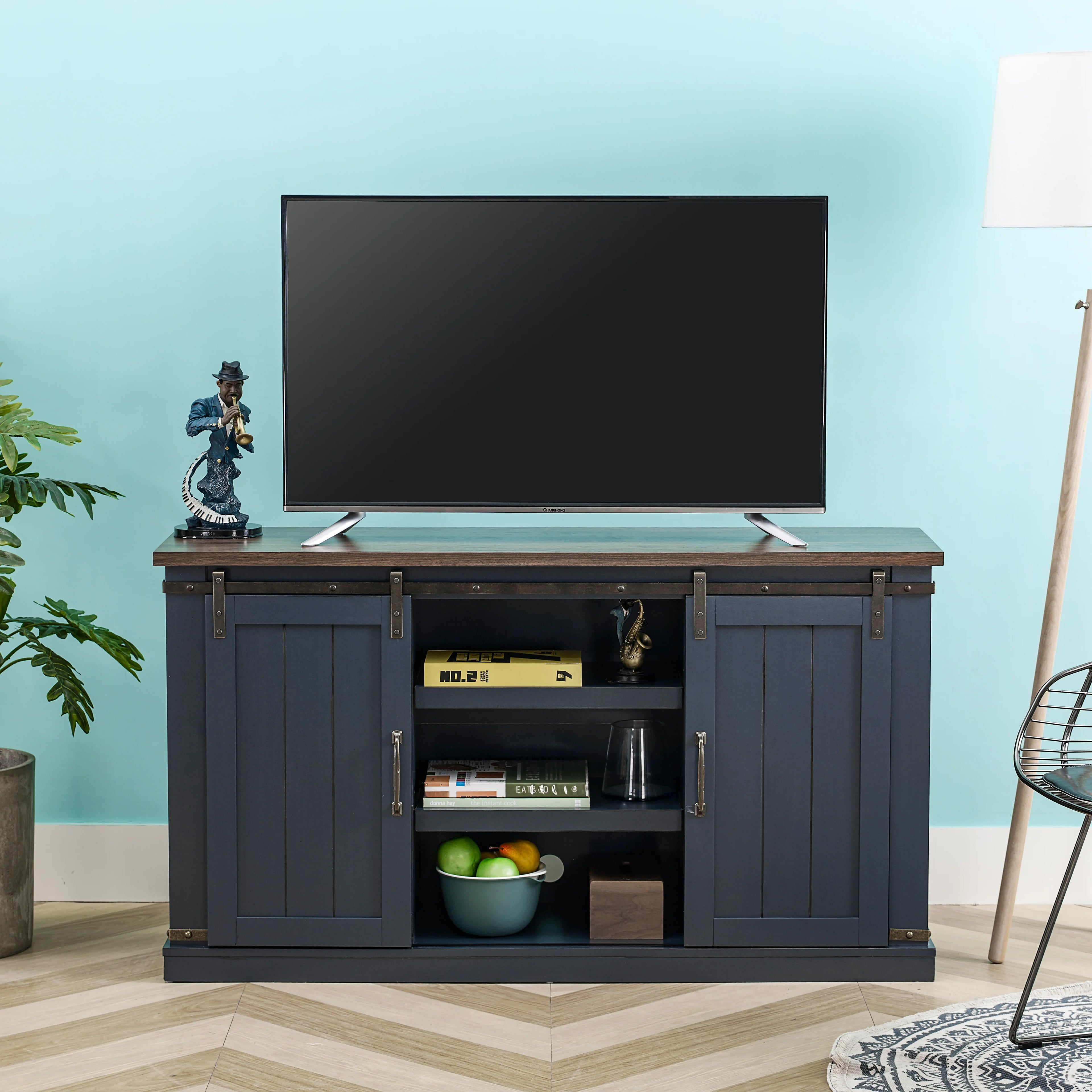 FTS20302 54" TV Stand-Navy