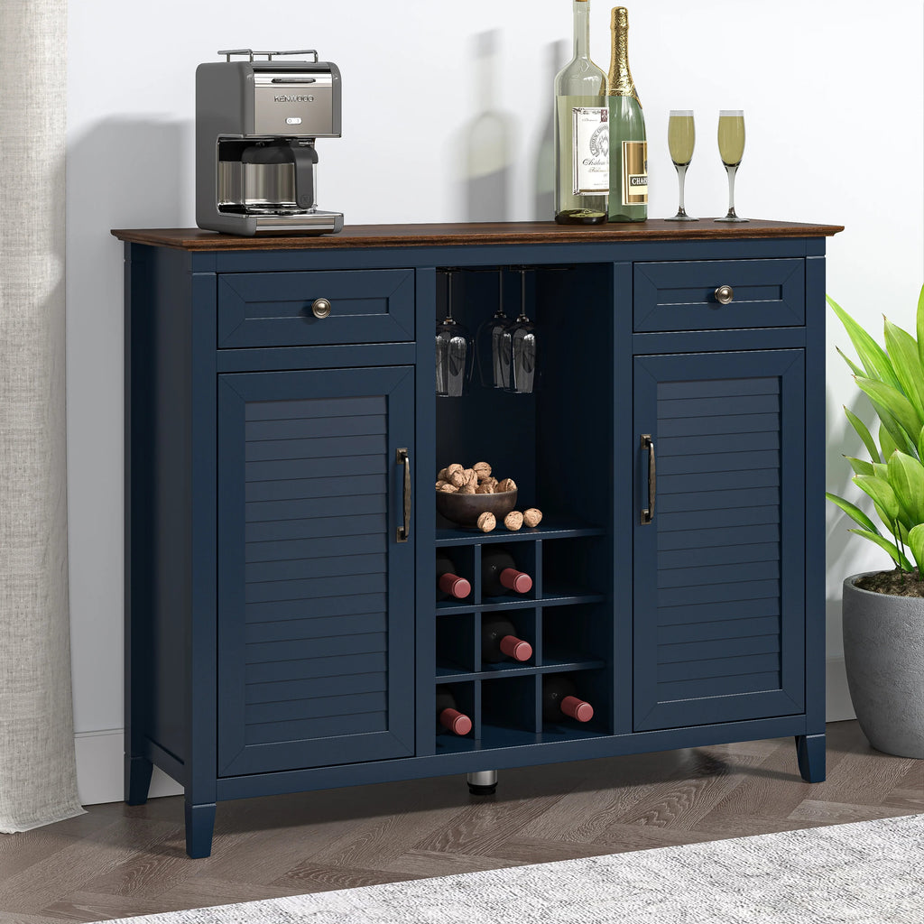 FWC23351 47.5" Wine Cabinet-Navy