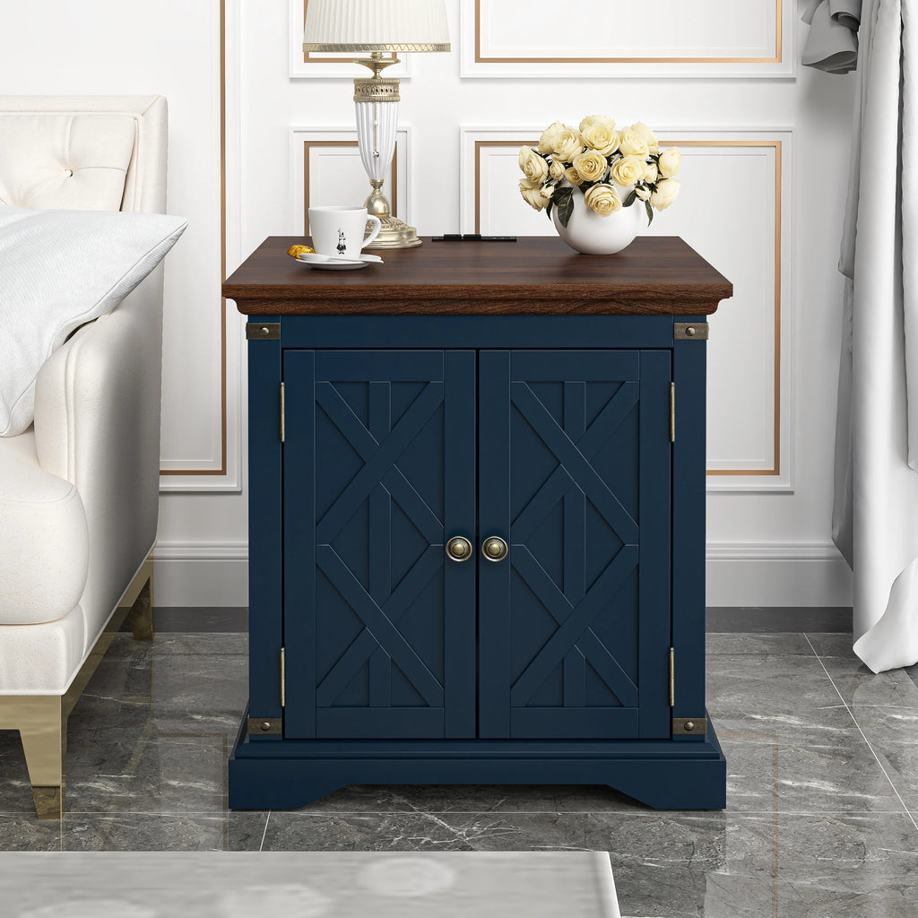 FST23902 24" Side Table-Navy