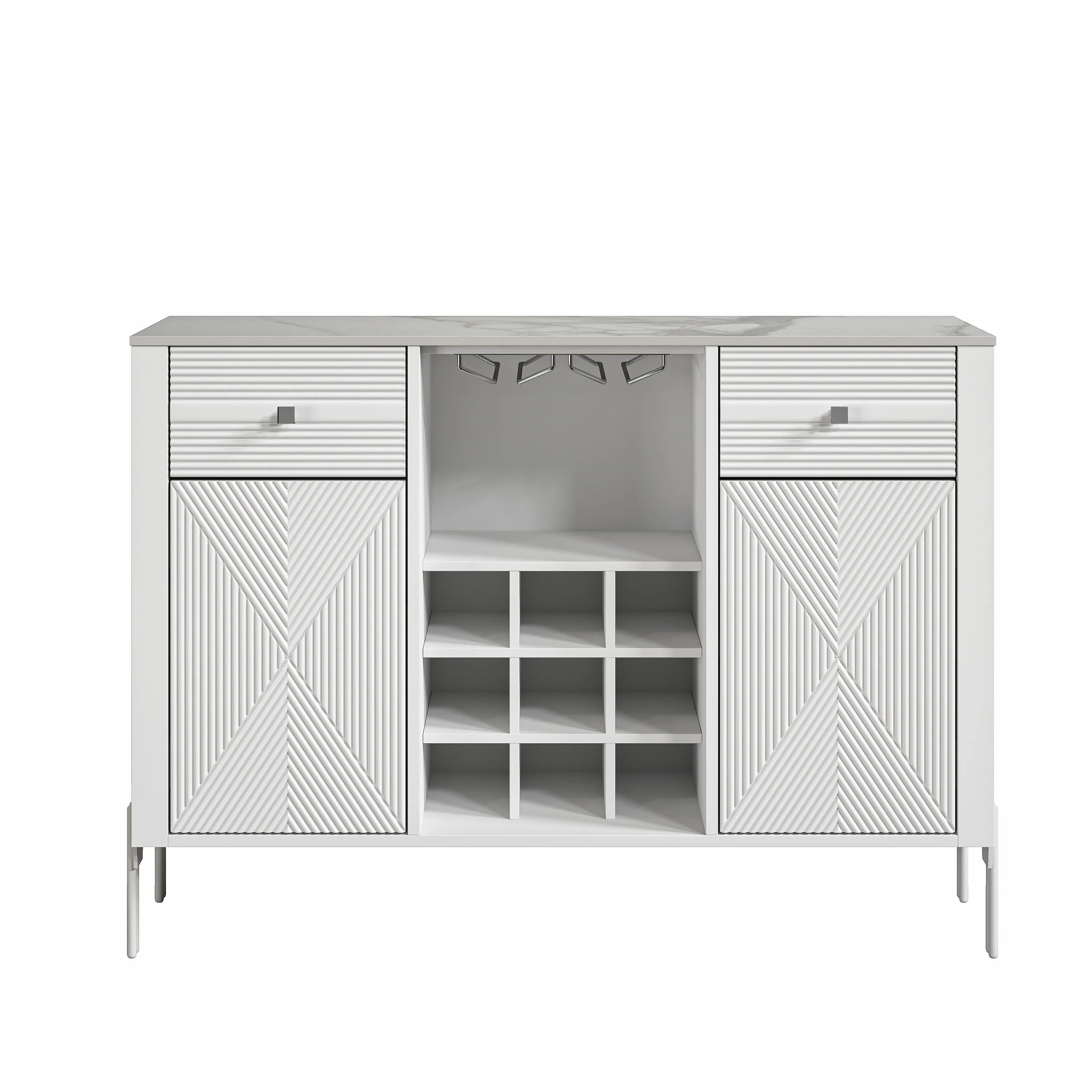 FWC23801 42" Wine Cabinet-White