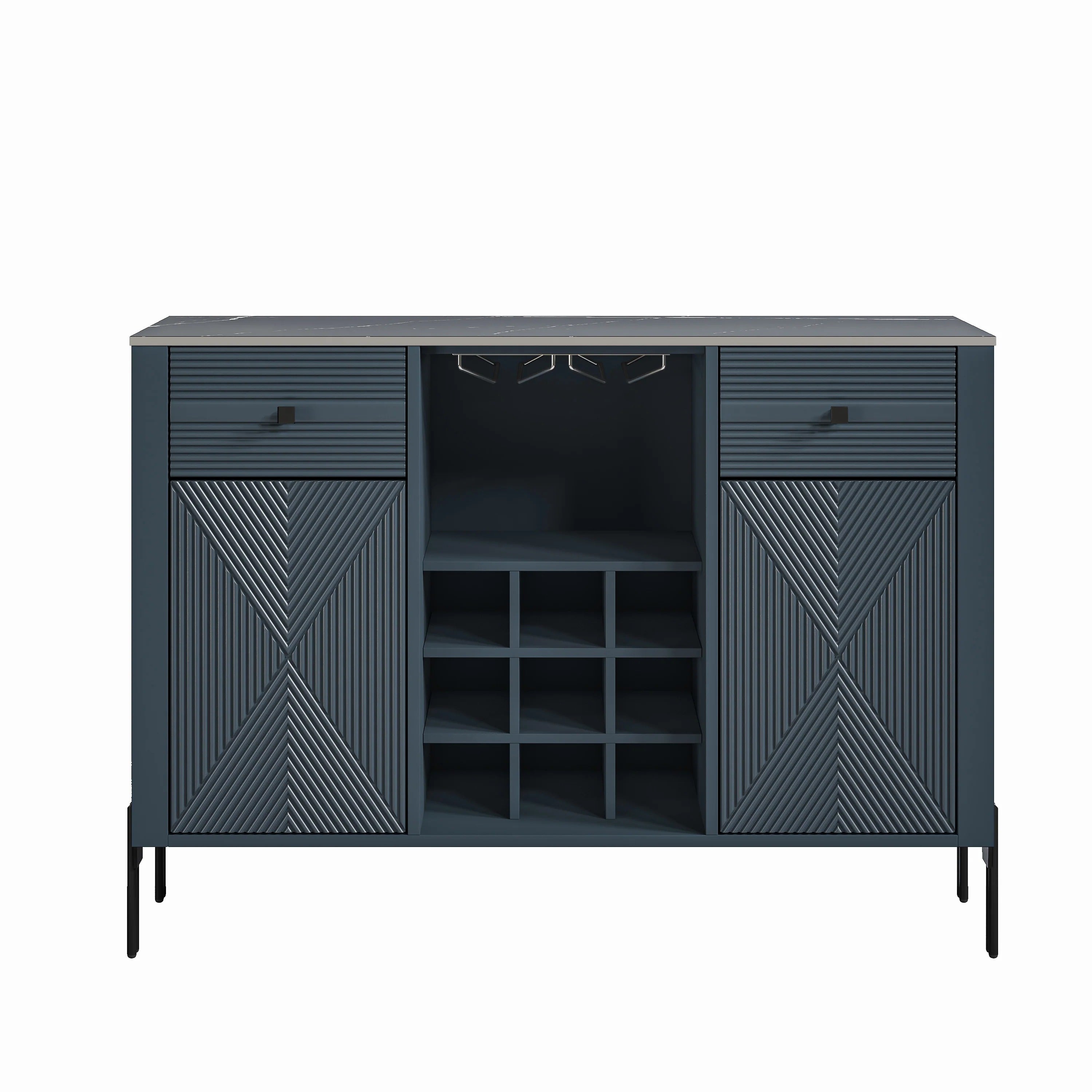 FWC23802 42" Wine Cabinet-Navy