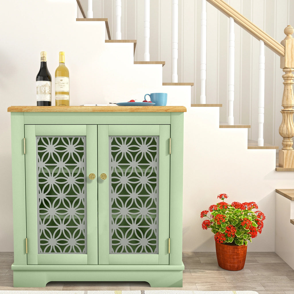 FCB22130 31" Buffet Sideboard Cabinet-Green