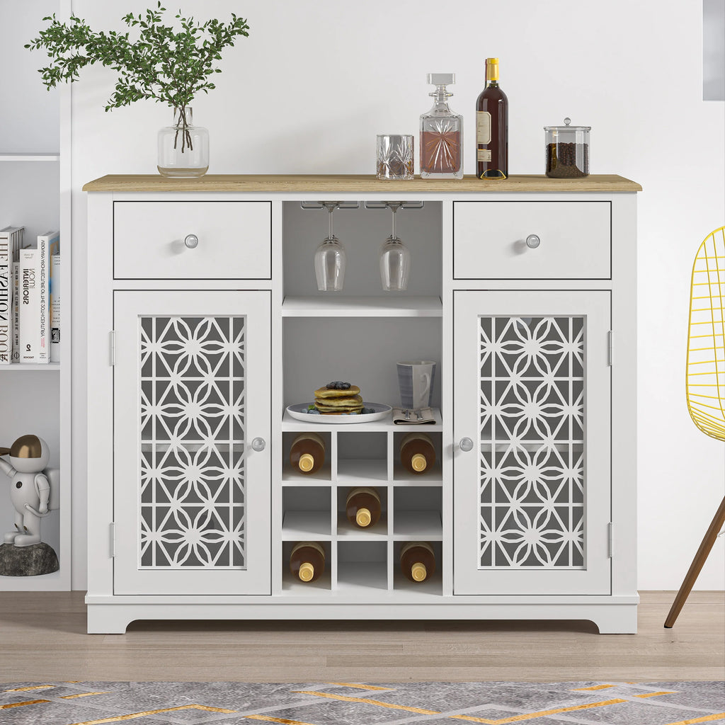 FWC23318 47" Wine Cabinet-White