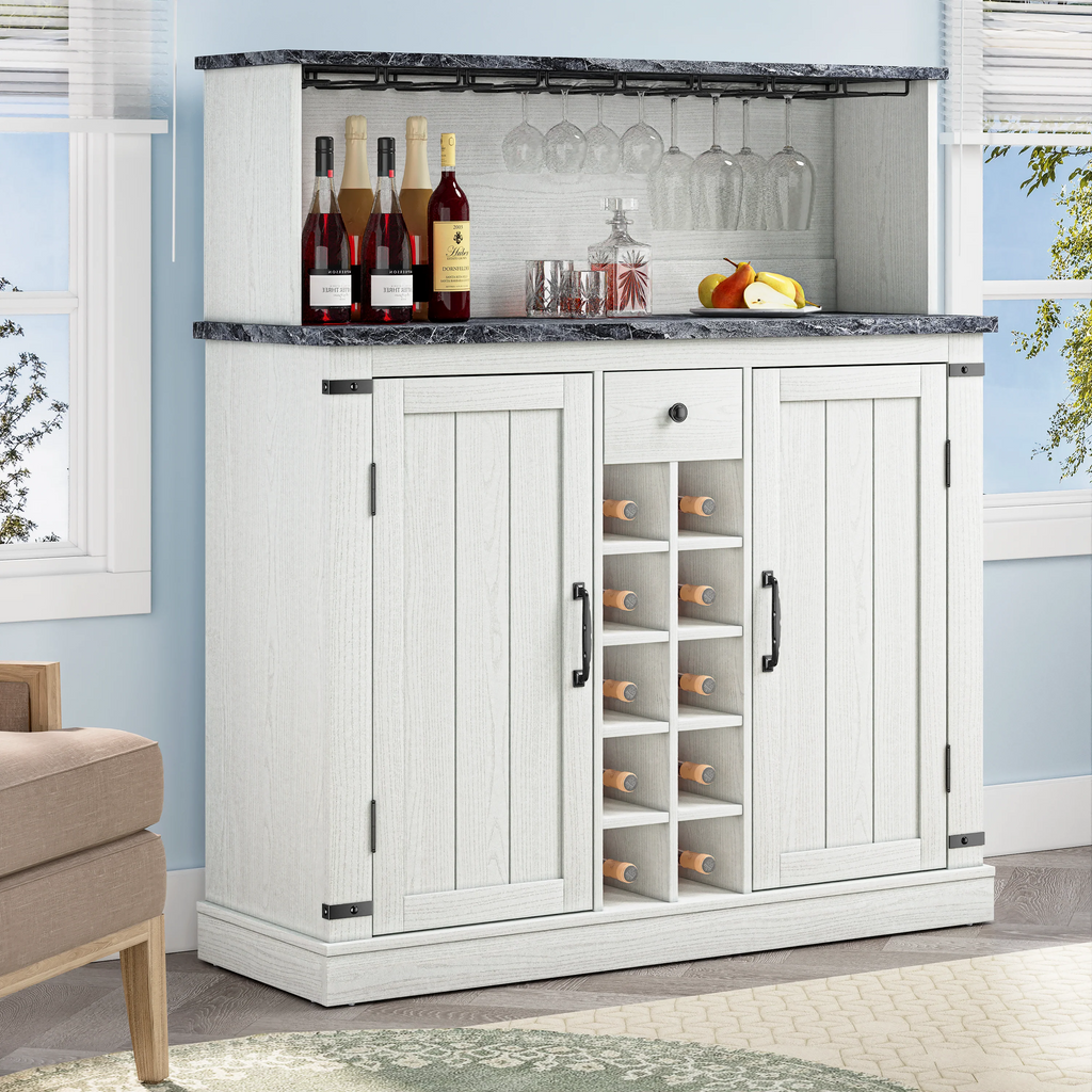 FWC21178 47" Wine Cabinet-White