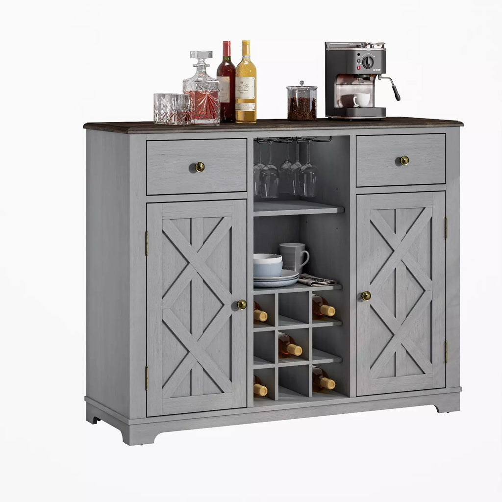 FWC20101 47" Wine Cabinet-Grey
