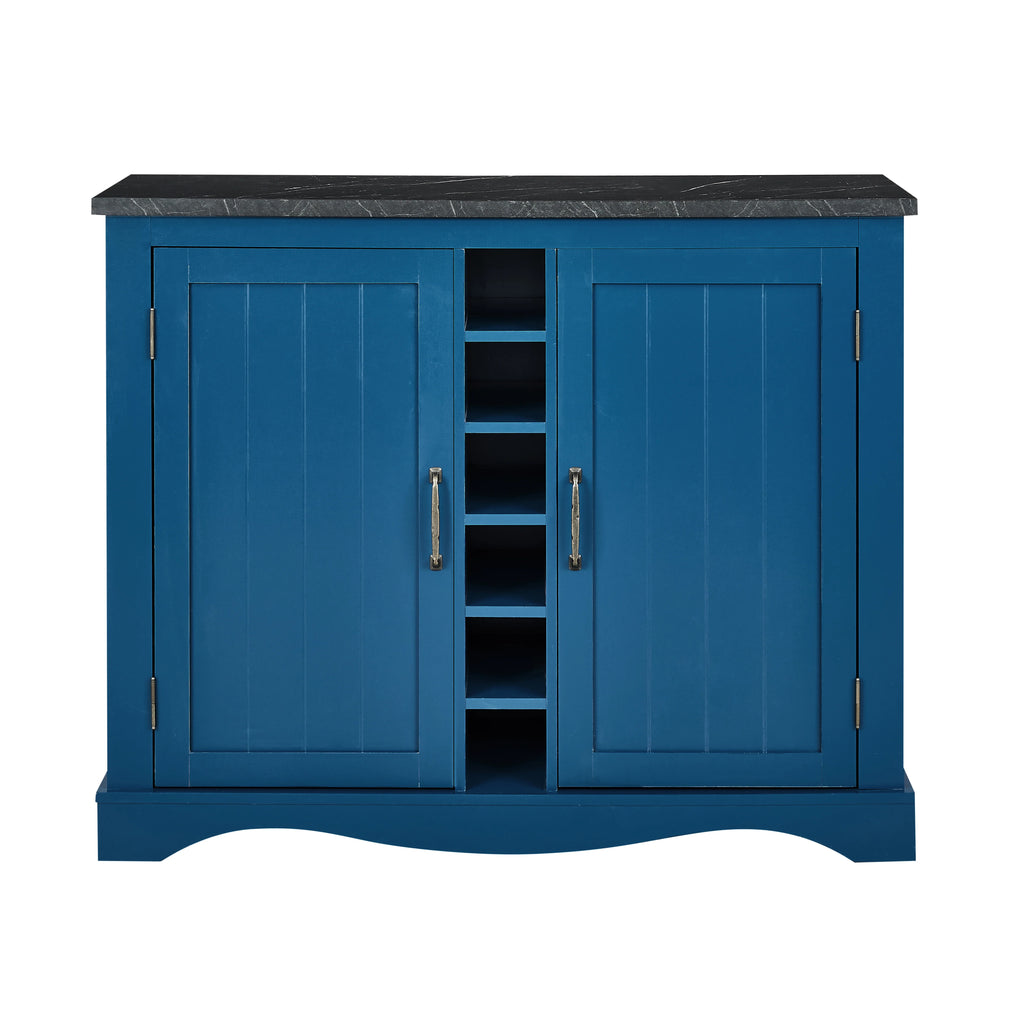 FWC21180 47" Wine Cabinet-Blue