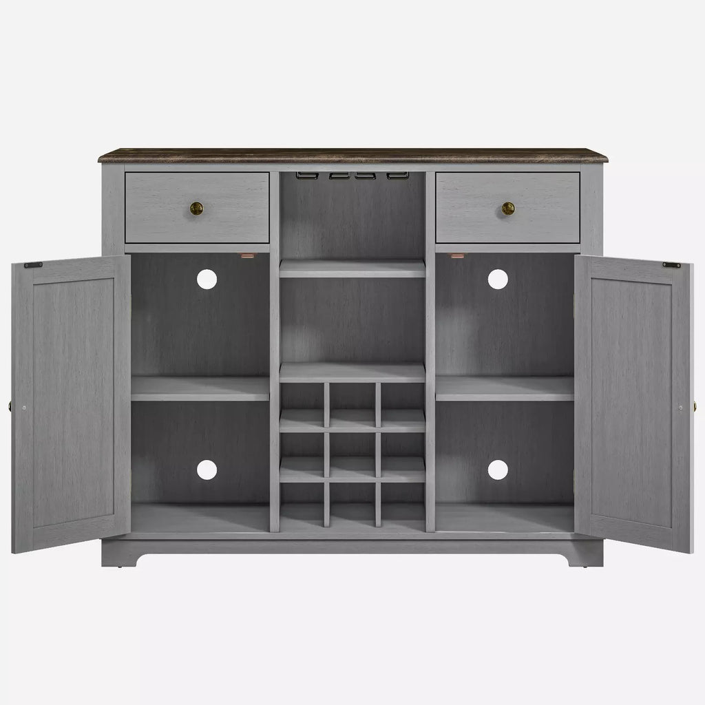 FWC20101 47" Wine Cabinet-Grey