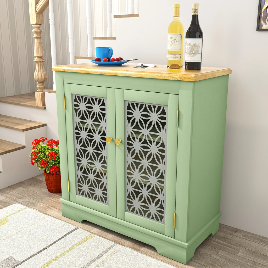 FCB22130 31" Buffet Sideboard Cabinet-Green