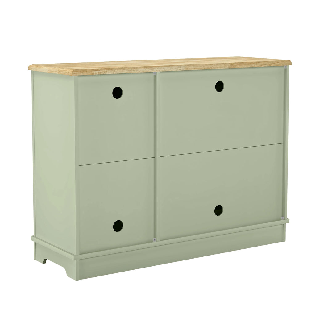 FCB24136 44.5" Buffet Sideboard Cabinet-Green