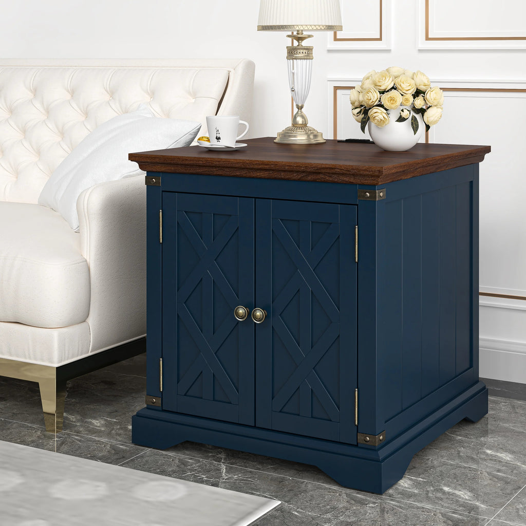 FST23902 24" Side Table-Navy