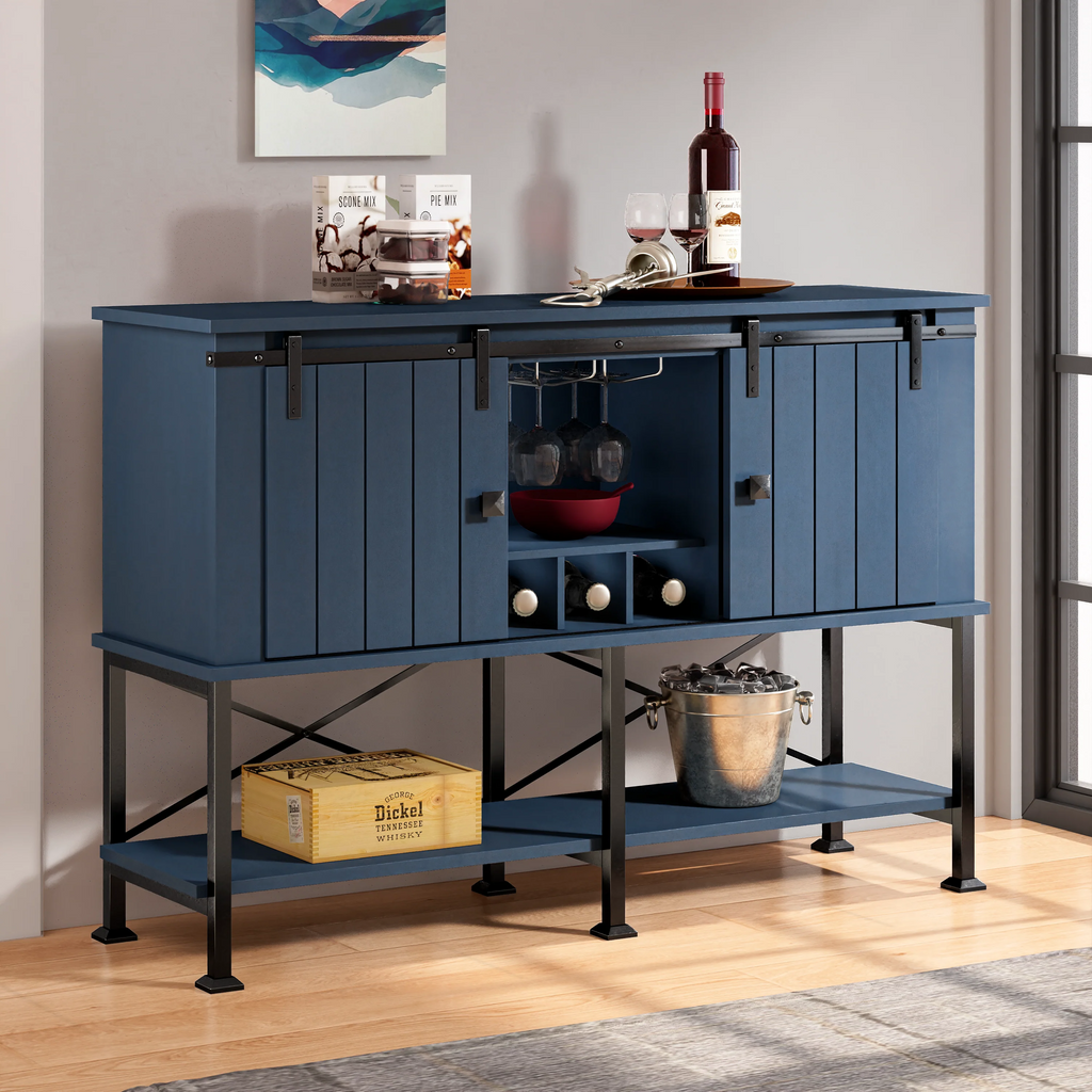 FWC20154 52" Wine Cabinet-Blue