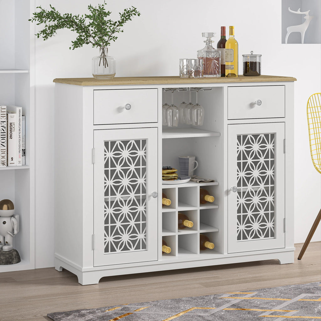FWC23318 47" Wine Cabinet-White
