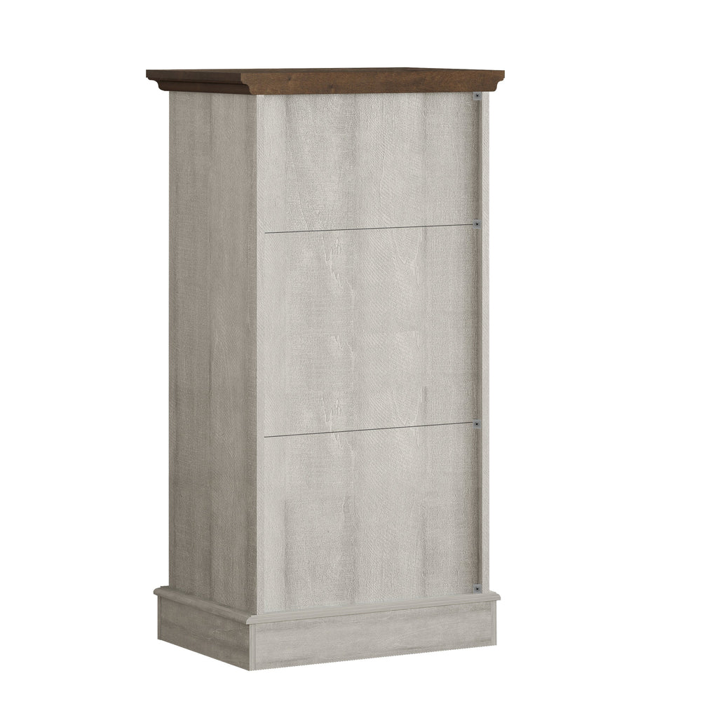 FWC23423 22" Wine Cabinet-Offwhite