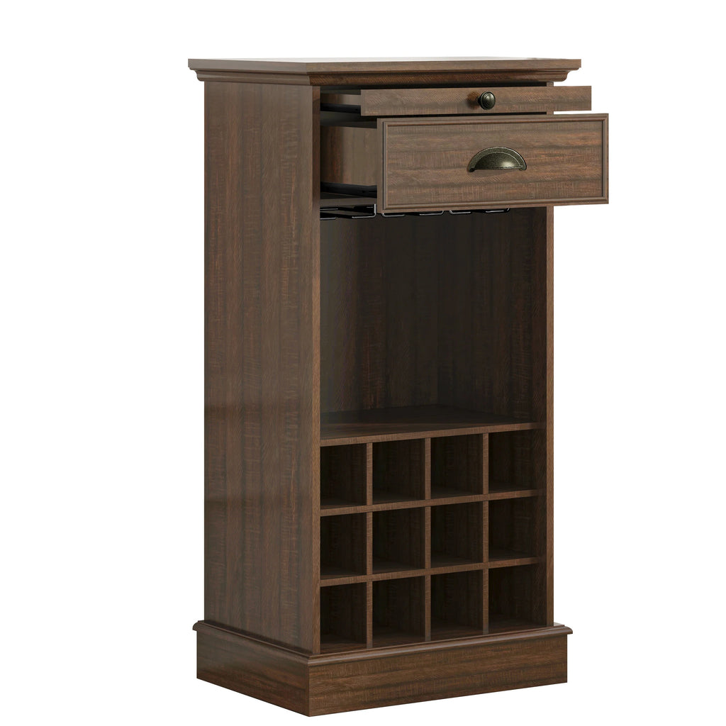 FWC23422 22" Wine Cabinet-Walnut