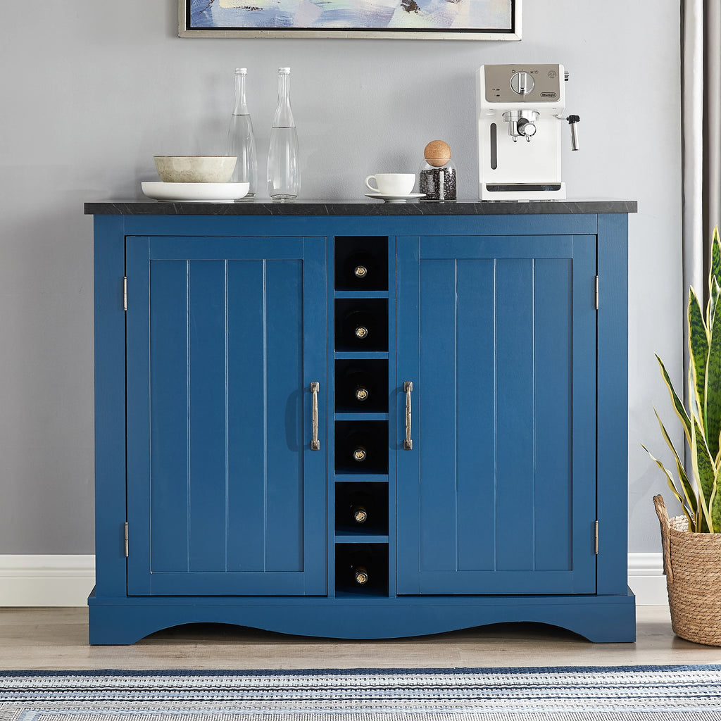 FWC21180 47" Wine Cabinet-Blue