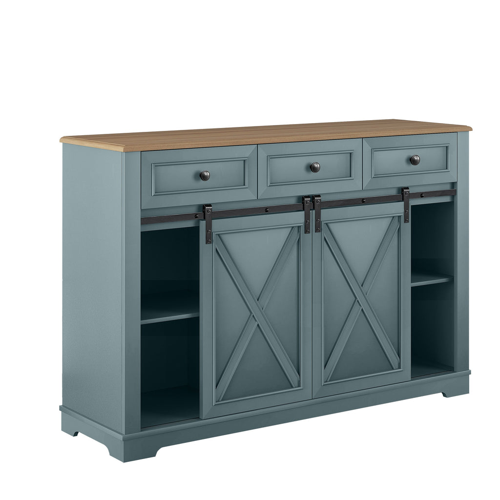 FWC23511 54" Wine Cabinet-Blue