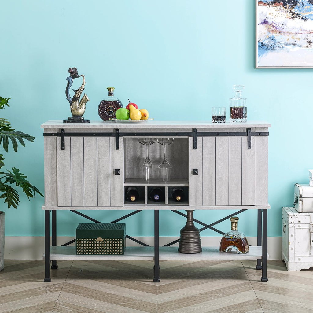 FWC20153 52" Wine Cabinet-Offwhite