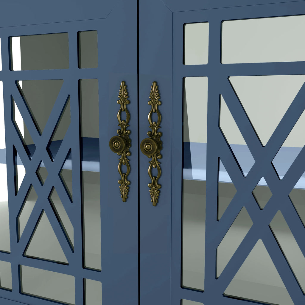 FCB22433 55" Buffet Sideboard Cabinet-Blue