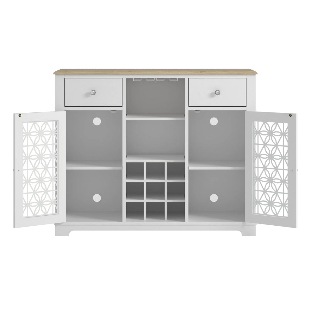 FWC23318 47" Wine Cabinet-White