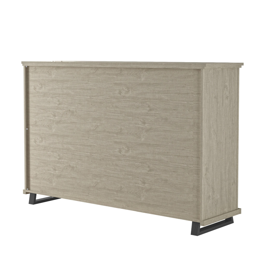 FDR22221 64" Bedroom Dresser with 9 Drawers-Beige