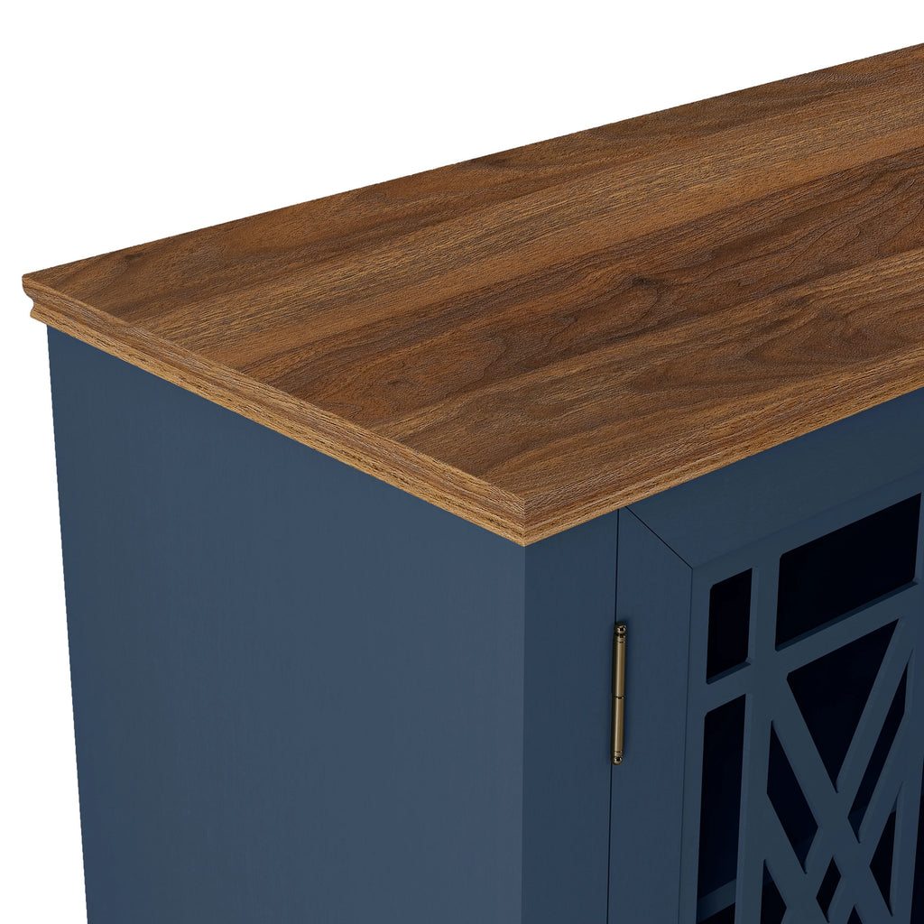 FCB22423 38" Buffet Sideboard Cabinet-Blue
