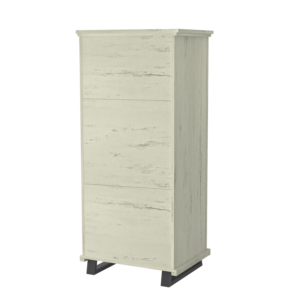 FCH22246 24" Bedroom Chest with 5 Drawers-White