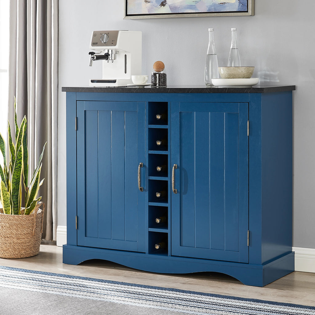 FWC21180 47" Wine Cabinet-Blue