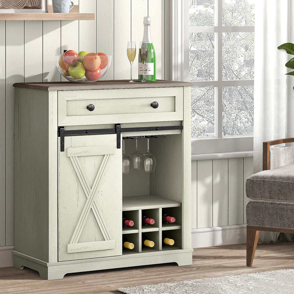 FWC23428 32" Wine Cabinet-White