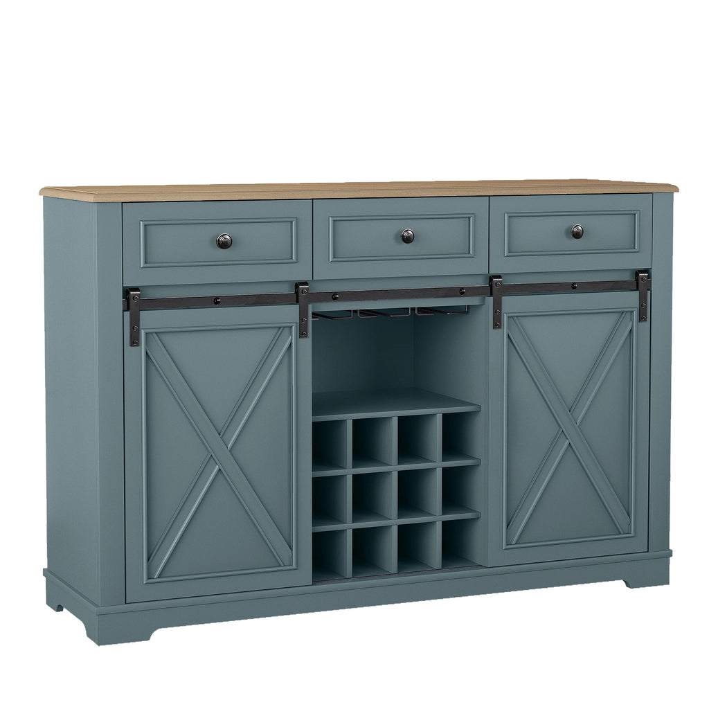 FWC23511 54" Wine Cabinet-Blue