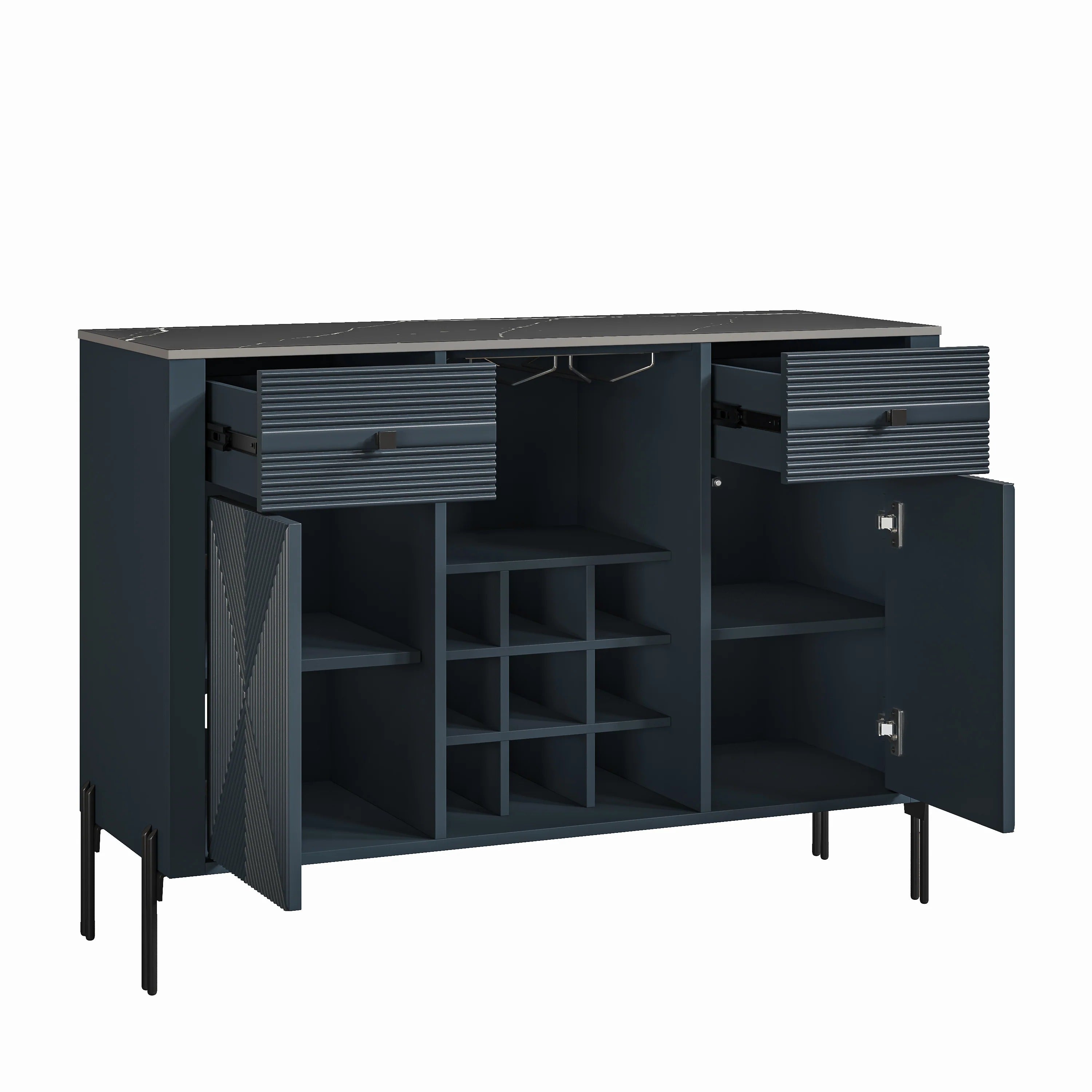 FWC23802 42" Wine Cabinet-Navy