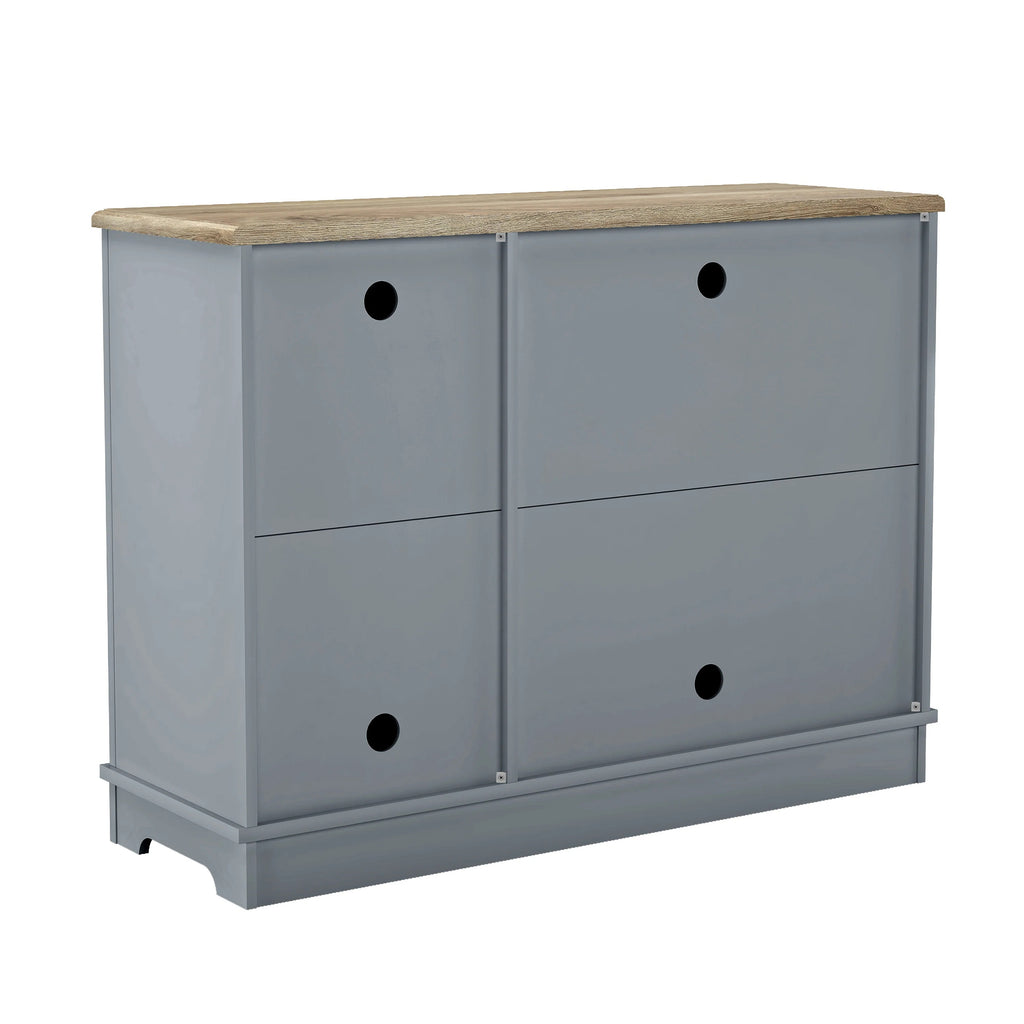 FCB24135 44.5" Buffet Sideboard Cabinet-Grey