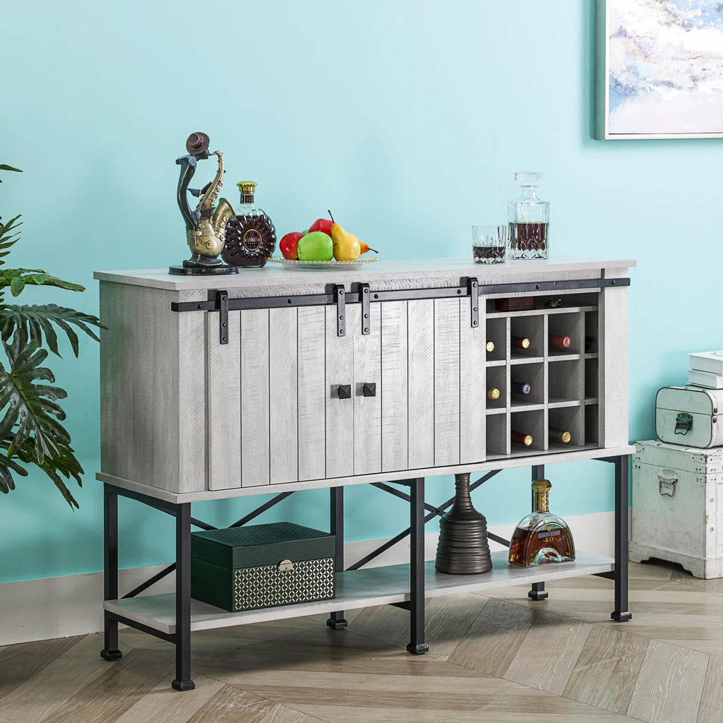 FWC20153 52" Wine Cabinet-Offwhite