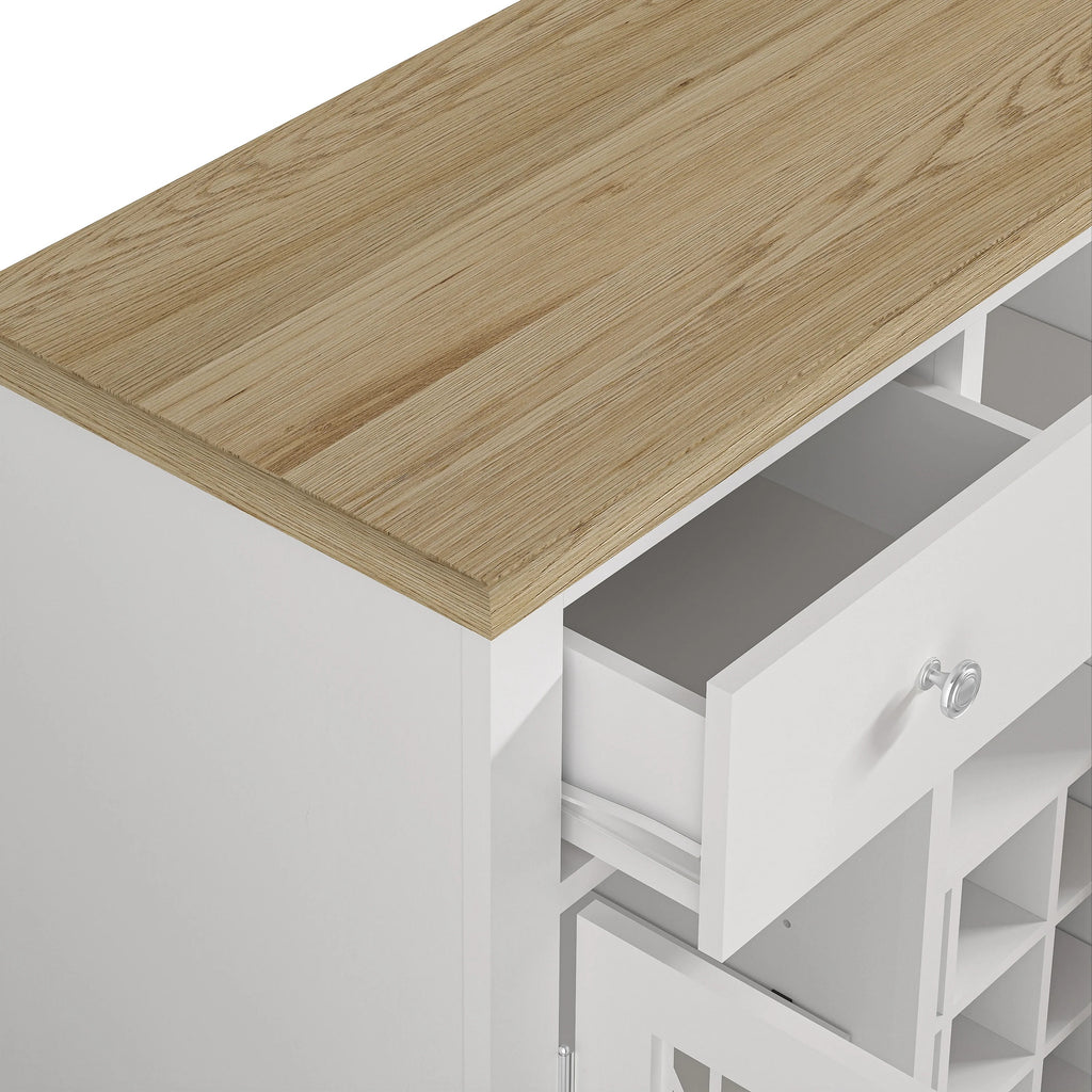 FWC23318 47" Wine Cabinet-White